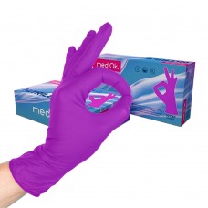 Перчатки нитриловые «MediOk» пурпурные