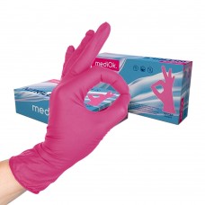 Перчатки нитриловые «MediOk» розовые
